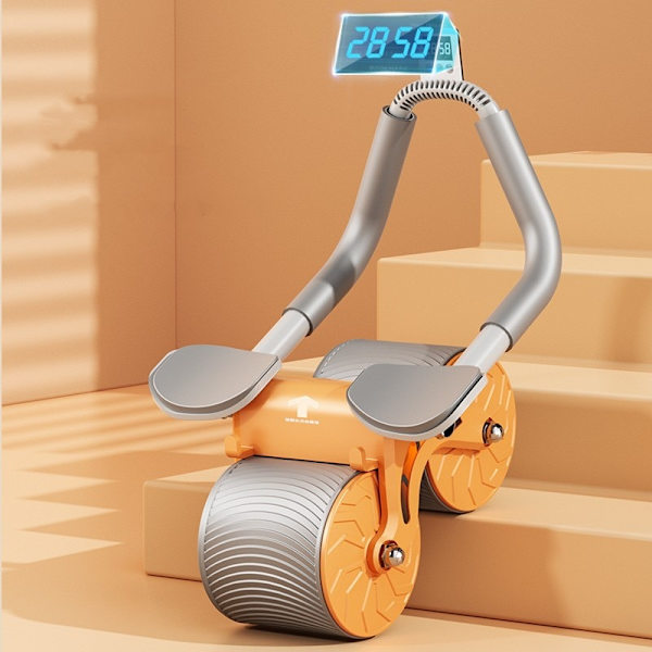 SND Ab Roller Automatisk Springback Anti-slip mage Timing Orange