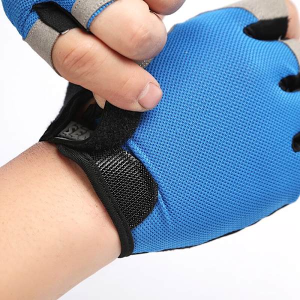 Andas Half Finger Gym Hantlar Handskar Män Wo Ordinary Red M