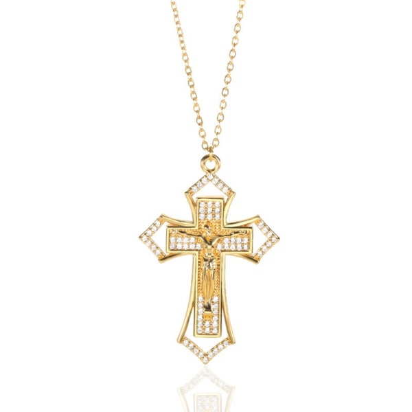 Religiösa smycken Rhinestone Christian Jesus Penda N02554G