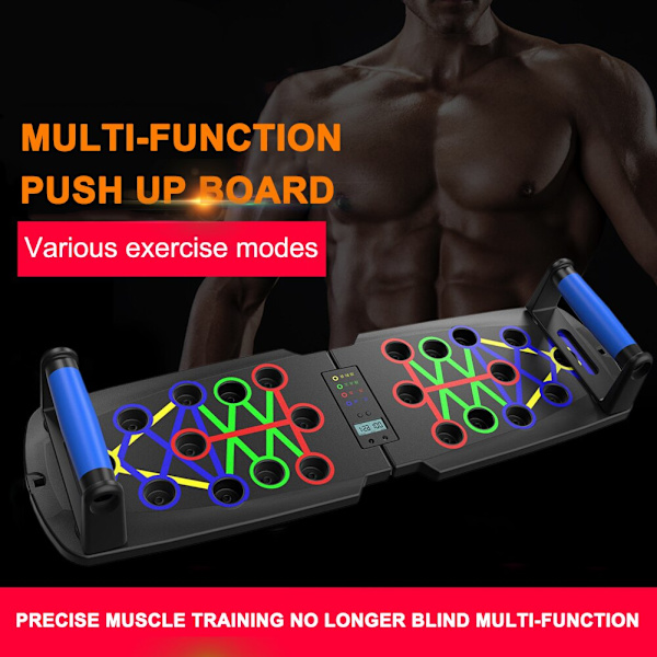 Utrustning 22/30 Sport Träning Chest Up Board Hem Buketräning Push-up Vikningslägen Fitness Enhancement Muscle 30 kinds count rubbe