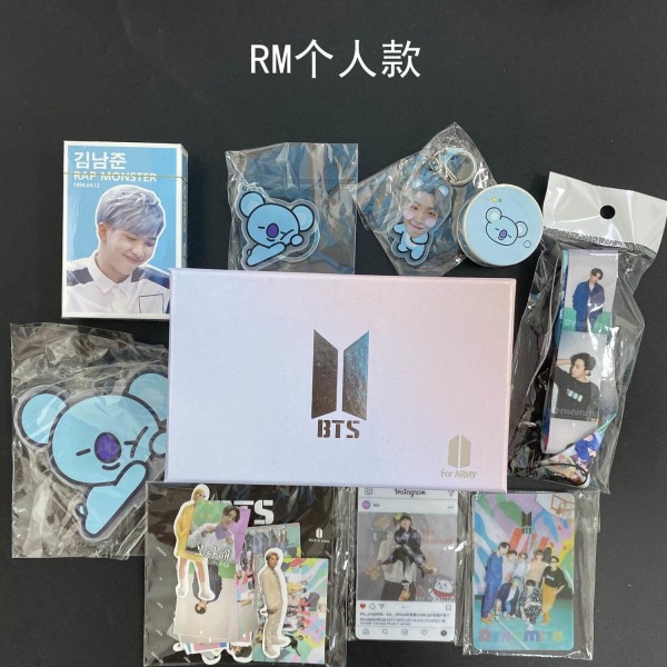 Bts Bulletproof Cad Aid Presentpåse Dynamite Vykort Lanyard Card Tape Star Presentbox Suit J-HOPE