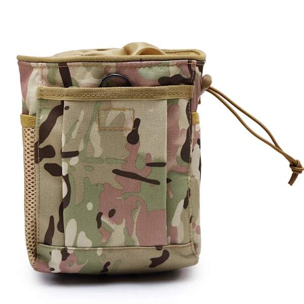 Tactical Molle Magazine Dump Drop Pouch Utomhus Jakt Återhämtning Midjepaket Utility EDC Bag Military Airsoft Ammo Mag Påsar MC