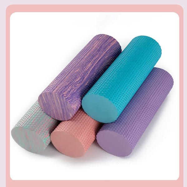Foam Roller Muskelmassage Gym Yoga Myofascial Release Roll Column For Sports Shaft Fitness Lumbar 30CM 45CM 60CM 90CM Purple 60CM