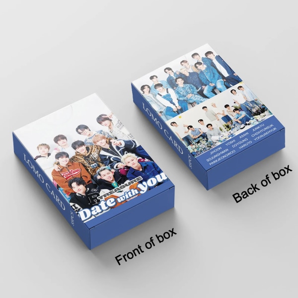 55 st/ Set Kpop TREASURE fotokort 2022 nytt album HELLO Lomo Cards 2:e fotokort 04