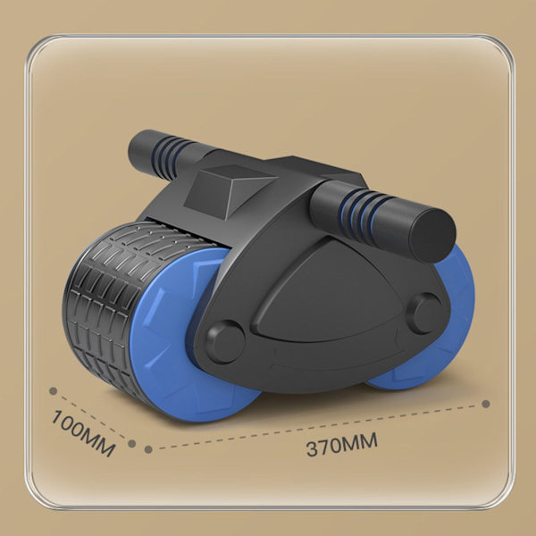 ABS Wheel Roller Automatisk Rebound Buke Stum Buke Roller Training Tränare Armmuskler Kroppsbyggande Fitness Style C Red