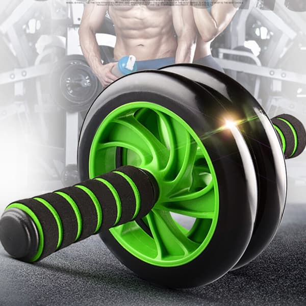 Fitness Roller Abs Wheel Roller Sit-ups Ab Workout Blue