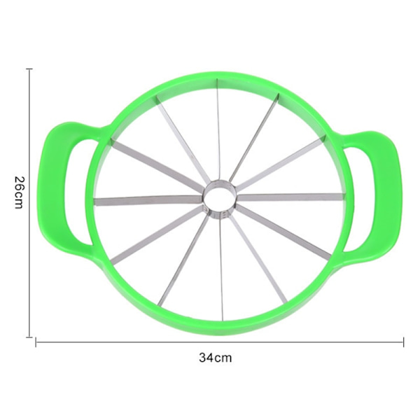 1 ST Vattenmelon Slicer Cutter Rostfritt stål Stor storlek Skivad vattenmelon Cantaloupe Slicer Fruktavdelare Köksprylar Artiklar 01
