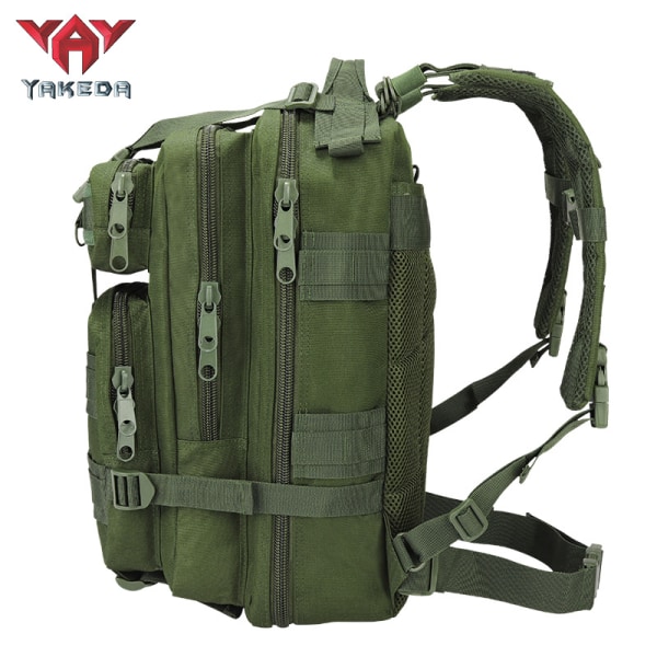 Yakoda 3P Tactical Backpack Outdoor Sports Camouflage Bag 26L Vandringsryggsäck Military Fan Travel Bag Black Python Pattern