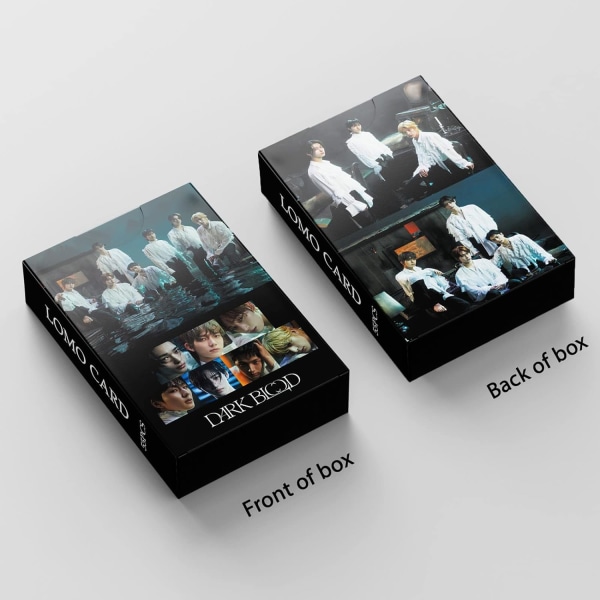 Kpop ENHYPEN ENHYPEN Lomo 55st ENHYPEN DARK BLOOD Nytt album ENHYPEN vykort för fans (HALVT)