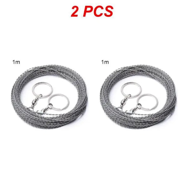 1~5 ST Bästa utomhus handritade repsåg 304 rostfritt stål trådsåg Camping Livräddande träbearbetning Superfin handsåg tråd 5M Style A 2pcs