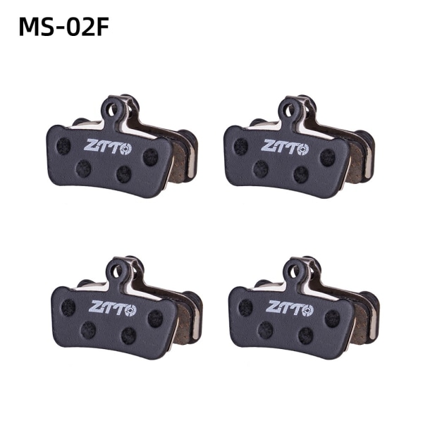 ZTTO MTB 4 par halvmetalliska skivbromsbelägg för cykel för M8020 M6100 MT200 Universal E9 DB ER MT6 MT4 Cykeltillbehör MS-02F