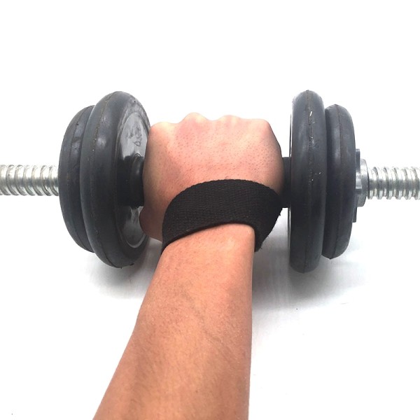 Nya 2st Gym Lifting Straps Styrkelyft Wrist W blue color