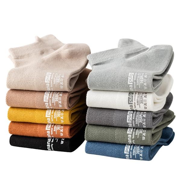 Zhejiang Zhuji mesh herrstrumpor bomull ren färg lågskurna liners Strumpor herrsportstrumpor sommardeodorant 20910-light gray All yards