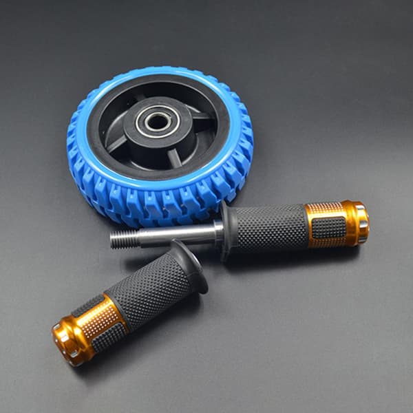 Praktisk mage Viktminskning Solid Single-wheel Sta Yellow