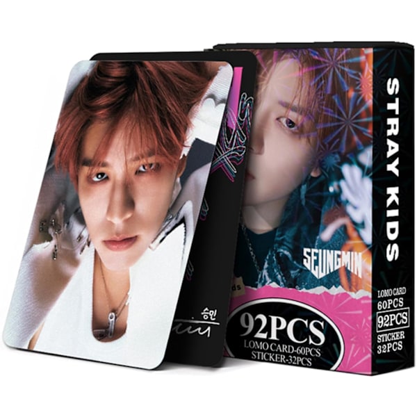 Kpopbp Stray Kids Fotokort 60 st Skz Rock Star Album Phot Por Seungmin