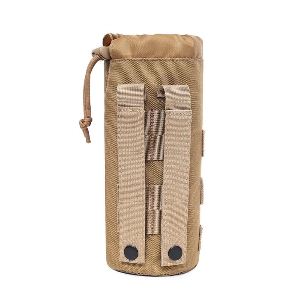 Tactical Molle Vattenflaska Väska Påse Hållare Utomhus Resor Camping Vandring Cykling Fiske Jakt Vattenflaska Vattenkokare Vattenkokare Khaki