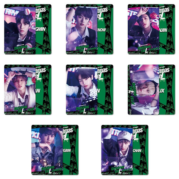 Kpop StrayKids fotokort Ny låt MANIAC lomo kort två gånger nya album fotokort SK-E-9PCS
