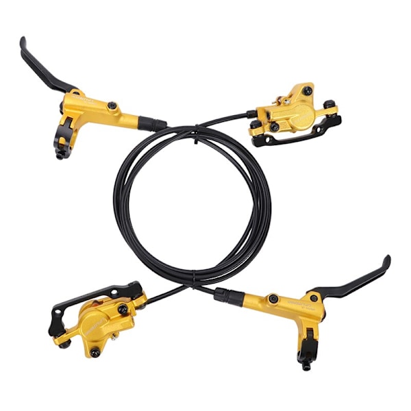 Litepro Cykelbromsar Set BMX Hydrauliska bromsar Skivbromsar för hopfällbara cykeltryck Bromsok Kolv 800MM/1600MM Med Rotor 160MM LP R-Front Red