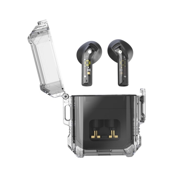 2023 X3 Transparenta hörlurar TWS True Wireless Bl Silver