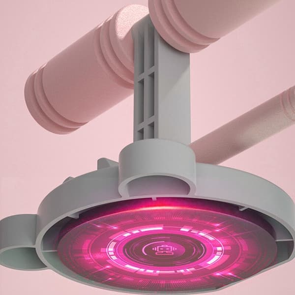 Ab Rollers Gymutrustning Tränad Mage Armar Th Pink/Double Pole
