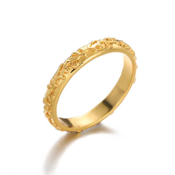 Magic Power Ringen Med Mystiska Upphöjda Linjer För Kvinnor Män Smycken Magiker Nödvändiga Fingerringar JZ1208S 7