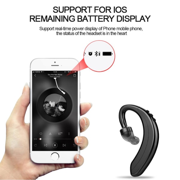 2021 Ny produkt Wireless Sports Earbuds Single Ea White