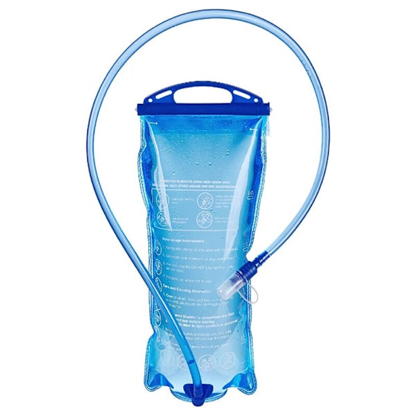 GRATIS KNIGHT Hydration Bladder 2 liters vattenreservoar Vattenförvaring Blåsväska Hydration Pack Ersättning för vandring och cykling 2L