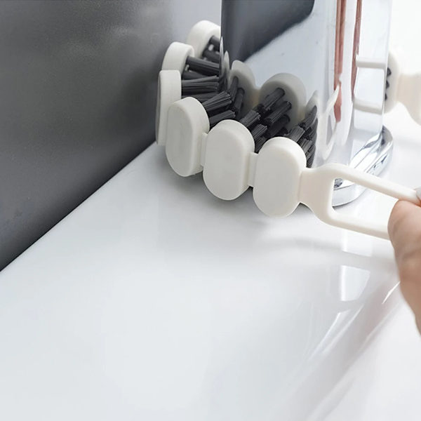 1~5PCS Sanitär U-formad Gap Multifunktion Böjbar Spaltborste Flexibel Bekväm Borste Ren Böjbara rengöringsverktyg Style A 3pcs
