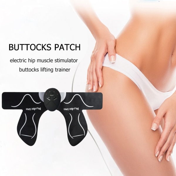 EMS Hip Trainer Multifunktionell Praktisk Elektrisk Vibration Muskelstimulator Rumpa Butt Toner Pasta Fitness Tillbehör Orange 4PCS