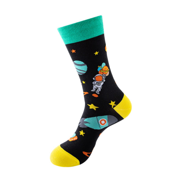 Nya kreativa mid-tube mode strumpor stjärna djur modemärke strumpor herr street fashion strumpor kvinnor 250 All yards
