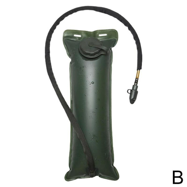 Tre liters vattenpåse TPU Liner Pipe Utomhus dricka Campingtillbehör 3L Hälsosam mjuk kolv Taktisk utrustning B