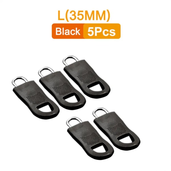 Ersättningsdragkedja Dragdragare Ände Passa rep Tag Kläder Zip Fixer Trasigt Spänne Blixtlås Sladd Flik Resväska Ryggsäck Tält Style A