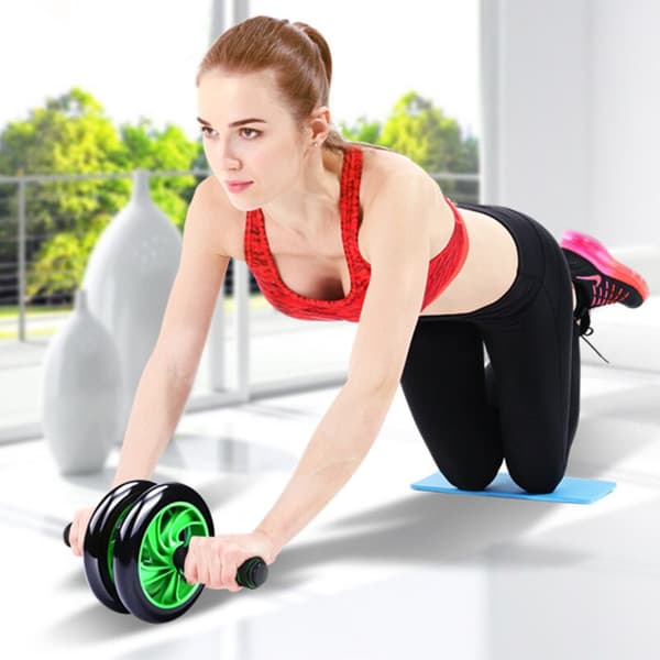 Nytt Ab Wheel Abs Roller Abdominal Exerciser Home G Black