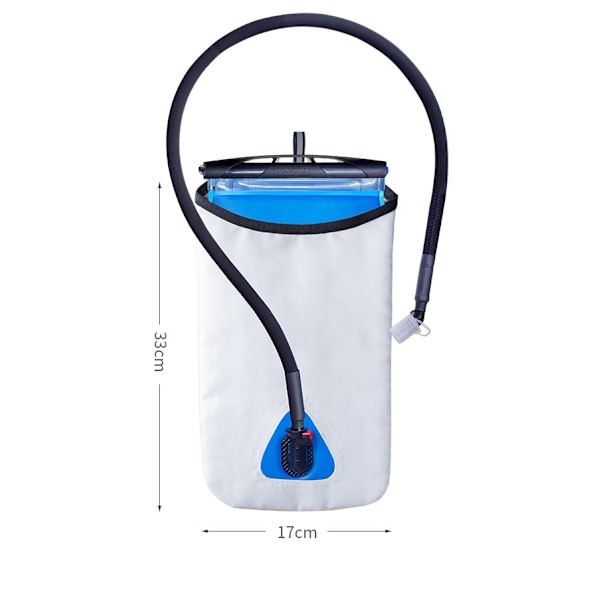 AONIJIE SD57 Utomhus dricksvatten Blåsisolering Frostskydd Mjuk behållare Hydration Pack För löpning Träning Vandring 2L