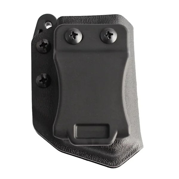 Tactical IWB OWB 9 mm .40 universal bältesklämma Enkel dubbel stack magasinpåse hölster Mag-hållare för pistolpistol Single Stack