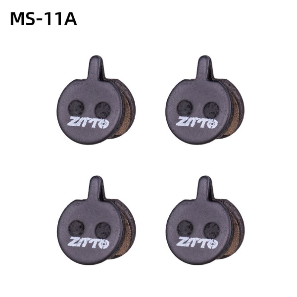 ZTTO MTB 4 par halvmetalliska skivbromsbelägg för cykel för M8020 M6100 MT200 Universal E9 DB ER MT6 MT4 Cykeltillbehör MS-11A