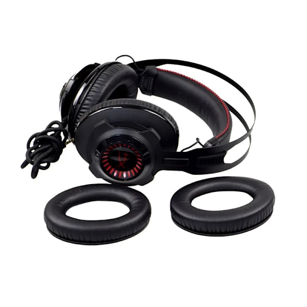 Öronkuddar till Kingston HyperX Cloud Revolver S Hörlurar Byte av huvudband Mjukt Memory Foam Öronkuddar Hög kvalitet WHITE