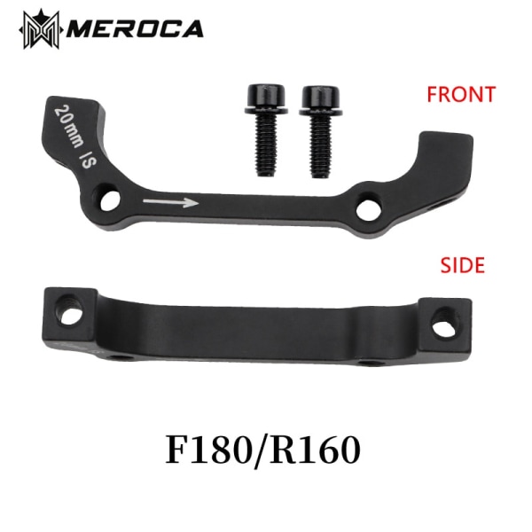 MEROCA Cykel Skivbroms Adapter Mtb Skivbroms Converter Mountain Bike Bracket Cykelokfäste För 160 180 203mm Rotor F203mm R180mm