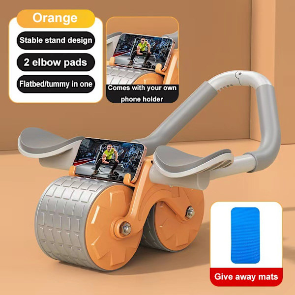 Armbågsstöd Bukhjul Hem Automatisk Rebound Orange counter