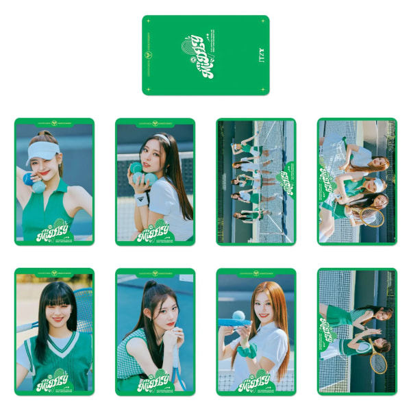 Kpop ITZY fotokort 2022 ny låt Life's Too Short lomo-kort koreanska pojkar flickor idol fotokort Y1-8PCS