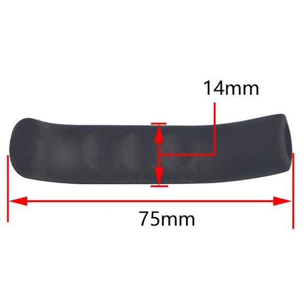 Cykelbromsar Spakskydd Cover Silikonhylsa Road Mountainbike 1 par Antisladd bromssystem MTB-tillbehör 1 pair transparent