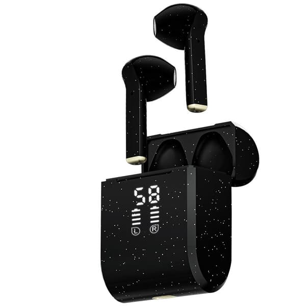 M5 TWS Bluetooth hörlurar Trådlösa hörlurar Blå Silver
