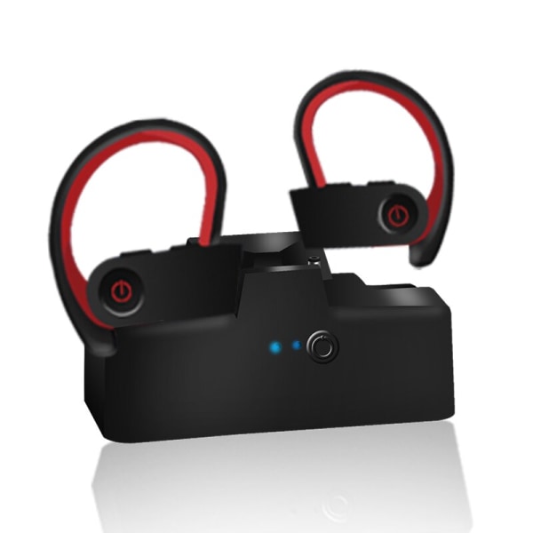 TWS 3 Trådlösa hörlurar Bluetooth Headset Sports E Red