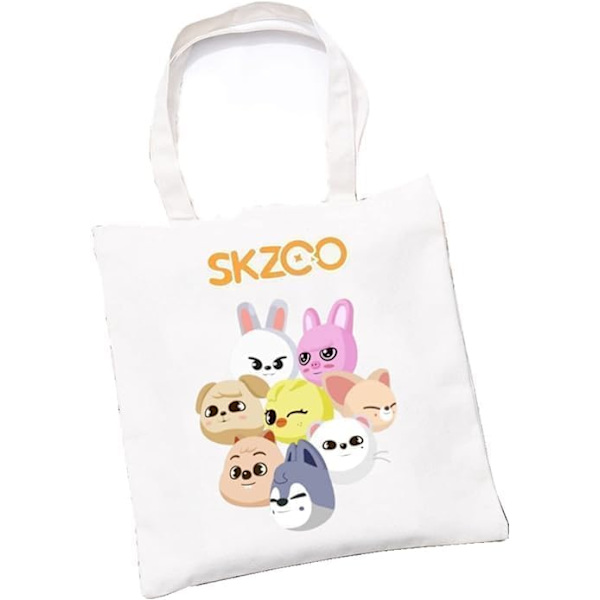 Kpop Stray Kids SKZOO Sminkväska SKZ Axelväska Printed Enkelt kreativt för SKZ-fans, en D