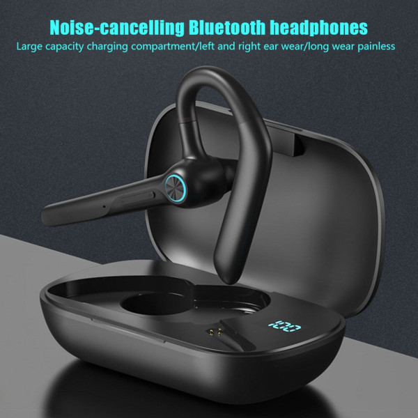 Med mikrofon trådlösa hörlurar Bluetooth huvud
