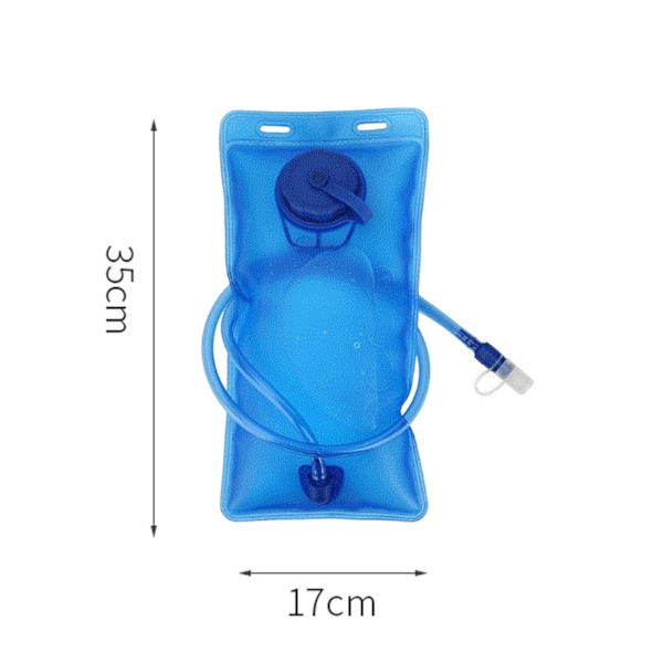 EVA Folding 2L Hydration Vattenblåsa Vattenpåse med dricksrör Blåsläckagesäkert utomhustillbehör HTSD005