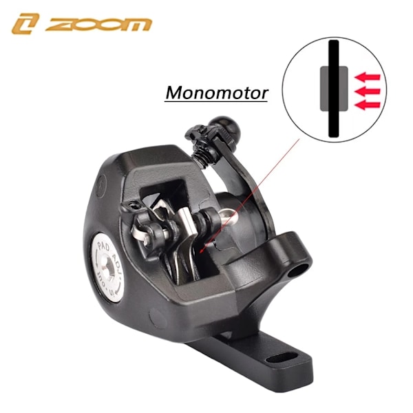 ZOOM DB580 Landsvägscykel bromsskivbromssystem Mekaniskt bromsok Dubbla kolvbromsok Wiredrag för rotor 140MM DB580 Front