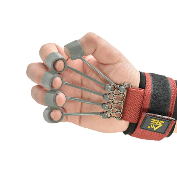 Fingerstärkarband Set Strengthener Exerciser Kit Fingersträckare påskynda rehabilitering 10/20/40/60lbs 20