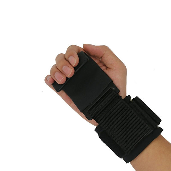 Förbättrad version Viktlyftskrok Hand-Bar Handledsremmar Handske Viktlyftning Styrketräning Gym Fitness Krok Vikt only one