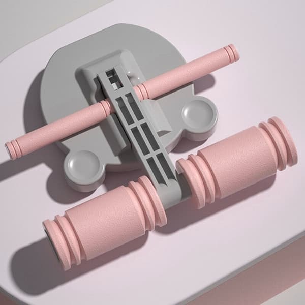 Ab Rollers Gymutrustning Tränad Mage Armar Th Pink/Double Pole